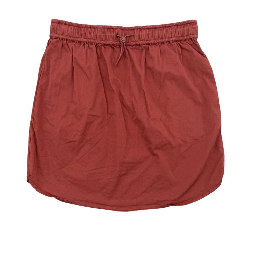 Sundry for Evereve Skirt Womens S Red Drawstring Elastic Waist Pockets Mini NOTE